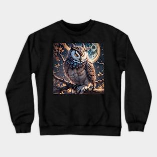 Midnight Owl Crewneck Sweatshirt